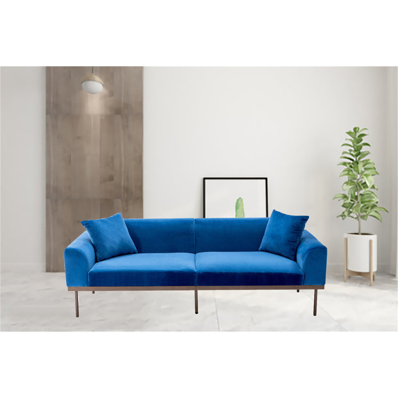 Mercer41 83.15'' Velvet Sofa Wayfair